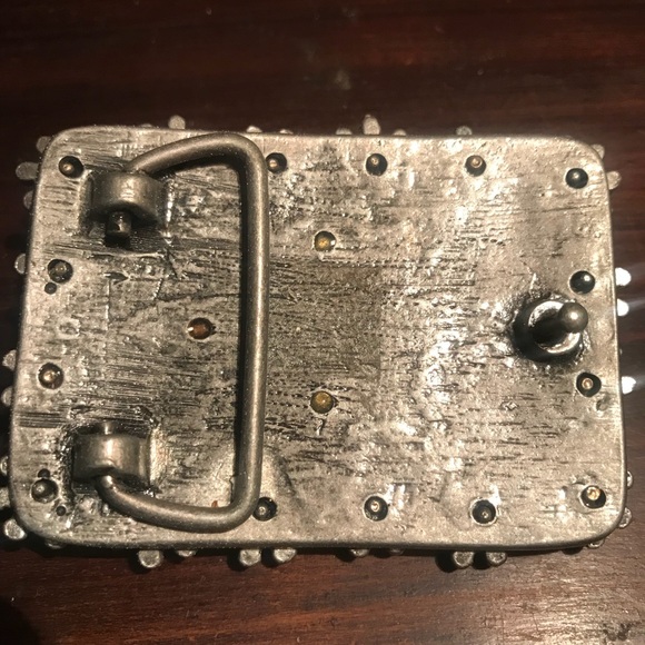 Multi color rhinestone crystals belt buckle - Picture 4 of 5